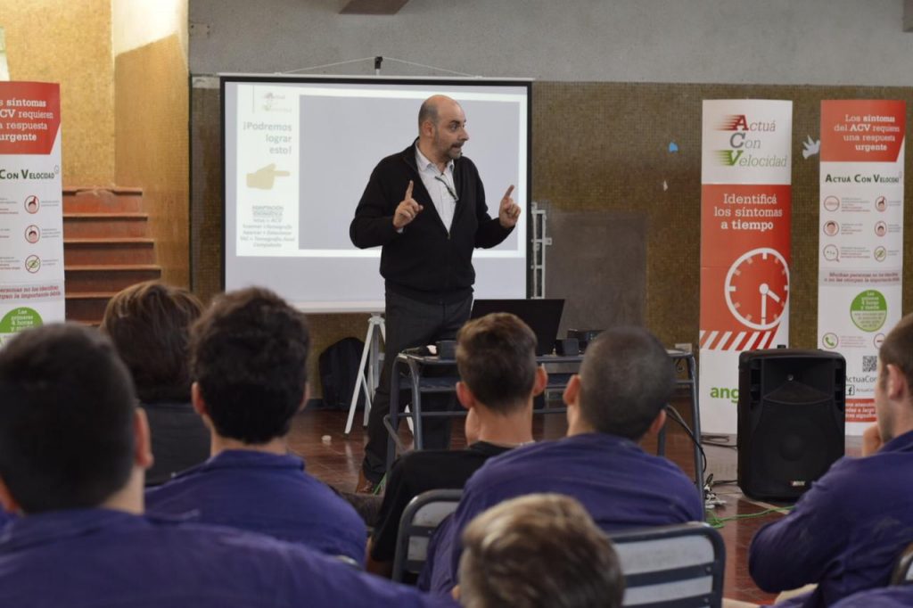 Campaña de Concientización ACV en Escuelas Secundarias para Angels Initiatiative – Ciudad de Mendoza,